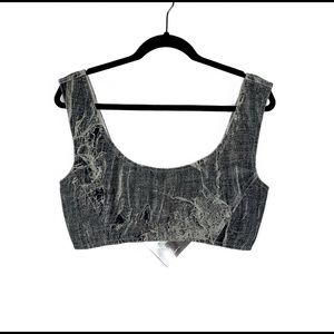 Super Rare Roberto Cavalli Art Collection Crop Top